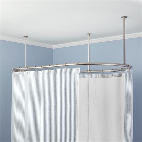 shower curtain hardware for clawfoot tub|freestanding bathtub shower curtain.